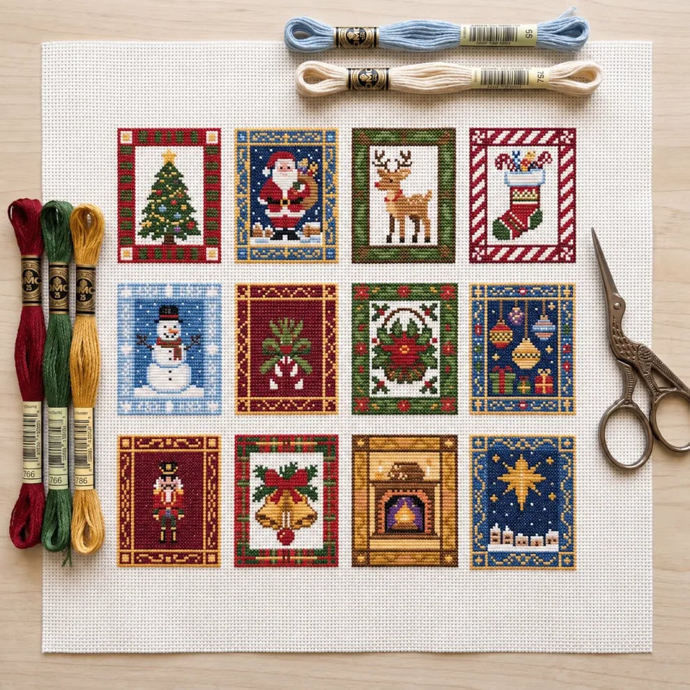 ✝️ Blessed Nativity Cross Stitch Pattern