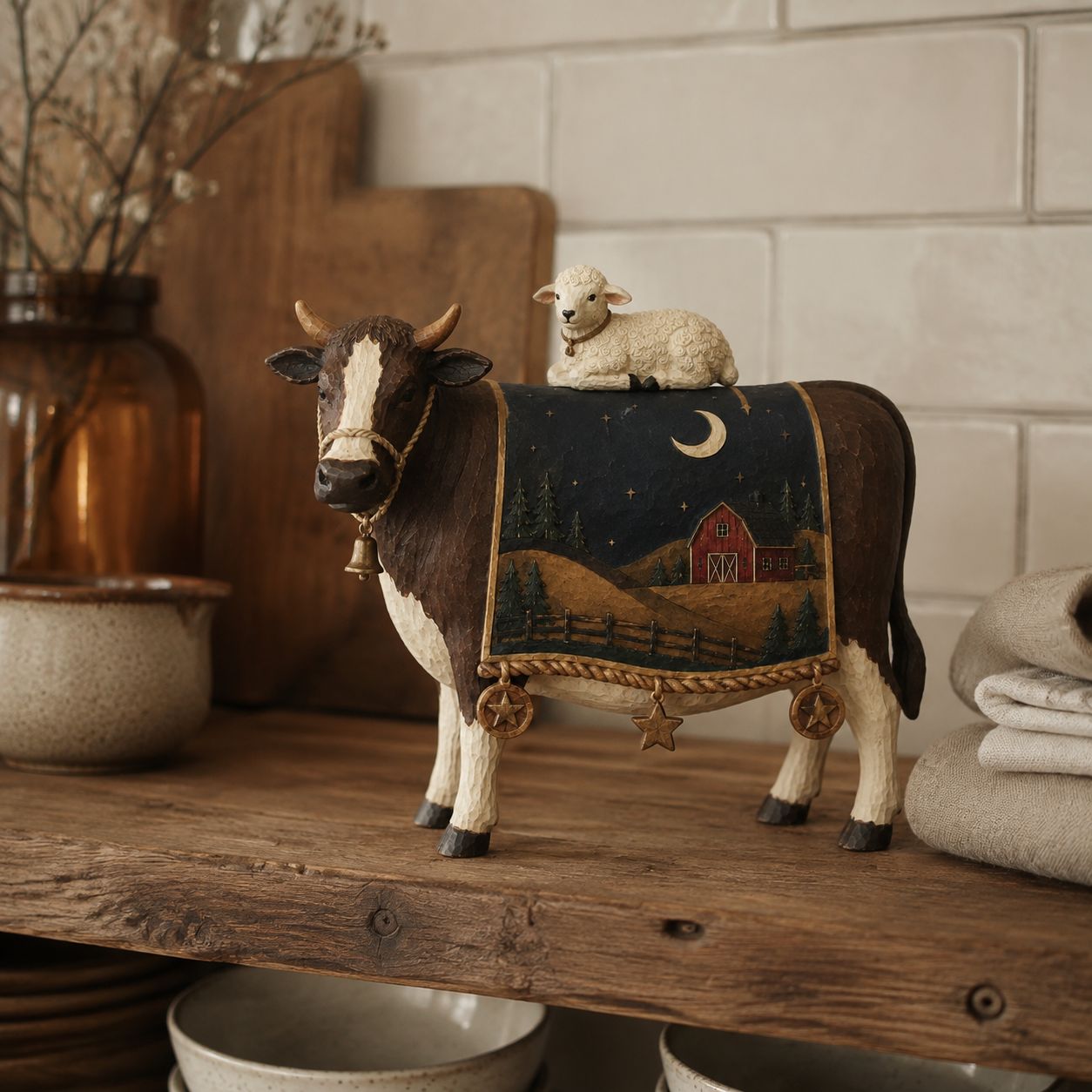 2027 Fellime® Beneath the Stars Cow &amp; Lamb Keepsake