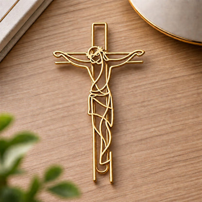 🔥😍Golden Faith Paper Clips – Inspirational Stationery✝️