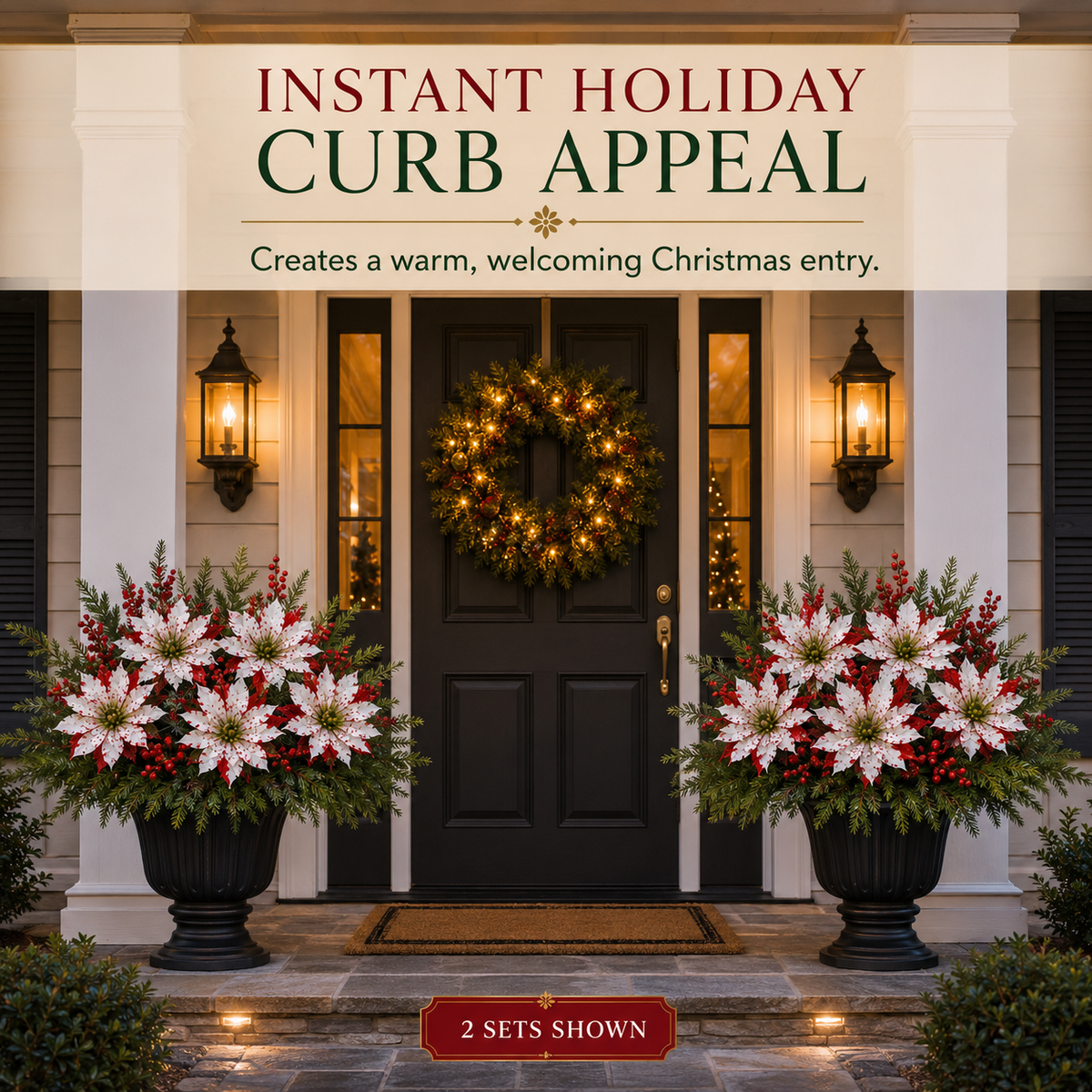 Holiday Porch Styling