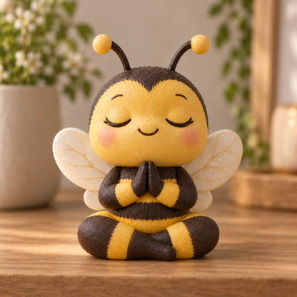 ✨🐝Little Bee, Big Happiness – Adorable Mindful Bee Figurine Collection