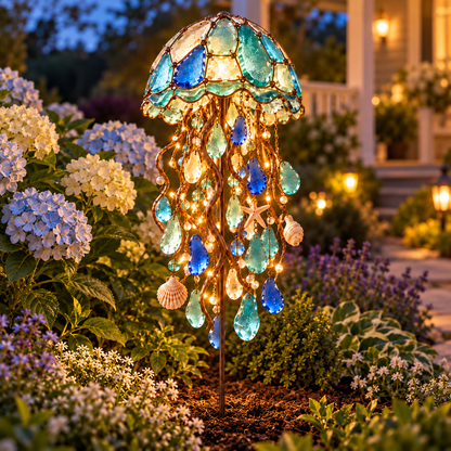 🔥🪼Solar Jellyfish Garden Lights – Ocean-Inspired Outdoor Decor