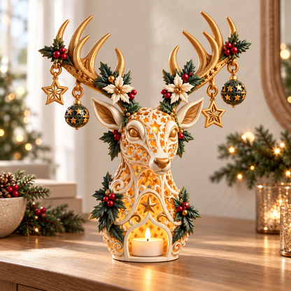 🔥Starlit Reindeer Christmas Candle Holder