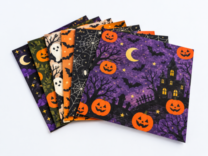 🧘Relaxing & Beginner-Friendly- 🎃DIY Halloween Paper(💕Step-by-Step Guide Included)