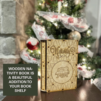 ✝️Handcrafted Nativity Scene Set – A Unique Religious Heirloom