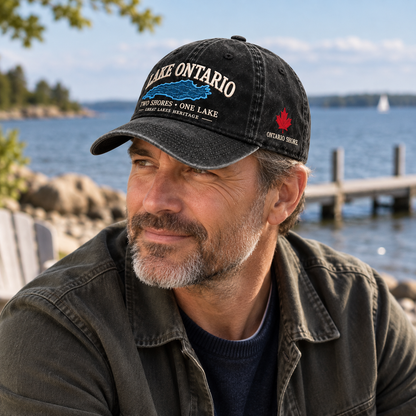 🔥😍Lake Ontario Heritage Cap – Two Shores, One Lake