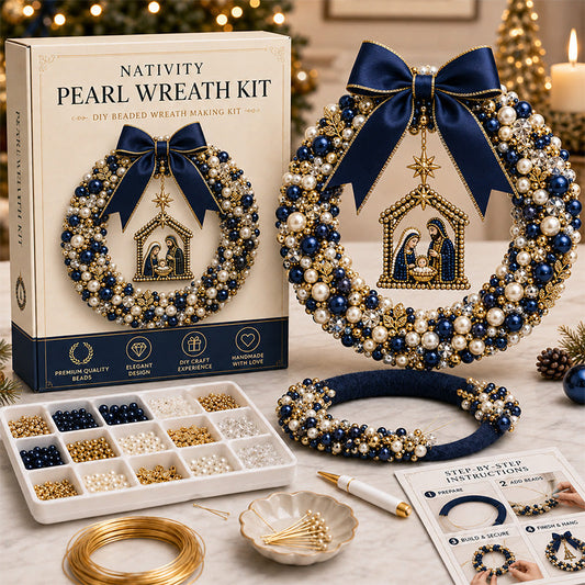 🎄Christmas Wreath Craft Kit – Make a Holiday Keepsake