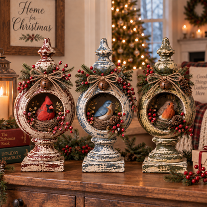 Vintage Christmas Bird Keepsake Collection🐦-A little Christmas visitor that feels like home