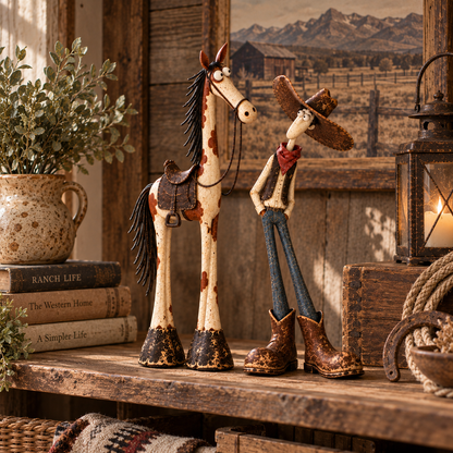 🔥LAST DAY 49% OFF | Nestmiro®Handmade🤠 Just a Cowboy & His Trusty Ol’ Horse 🐴