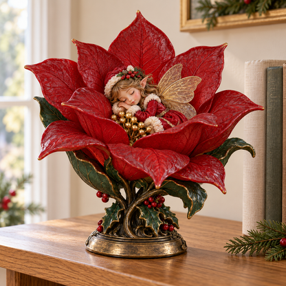 ✨🌺Christmas in Bloom – Lighted Fairy & Flower Cottage Collection