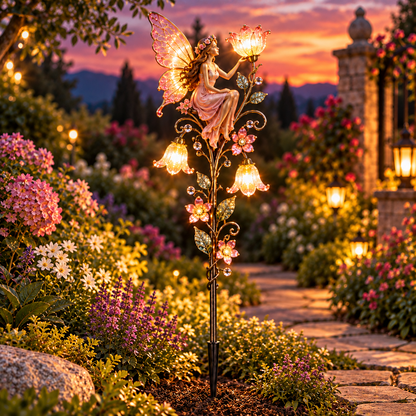 ✨🧚‍♀️Enchanted Fairy Solar Garden Stake Light