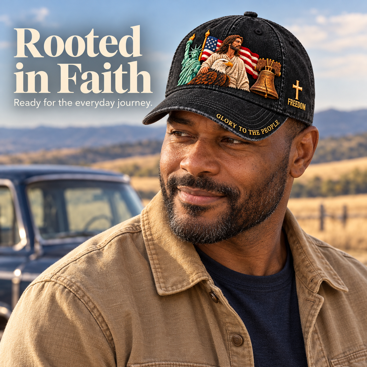 ✝️Faith & Freedom – 2027 Nestmiro®American Heritage Embroidered Cap 🧢