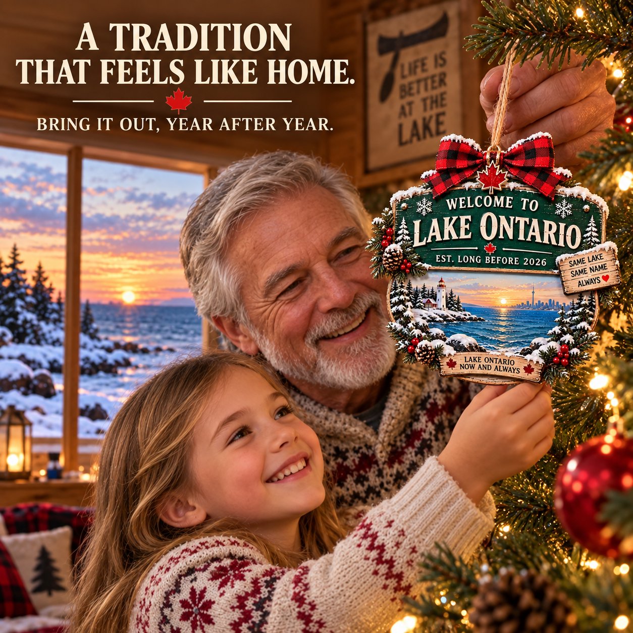 Lake Ontario family Christmas tradition