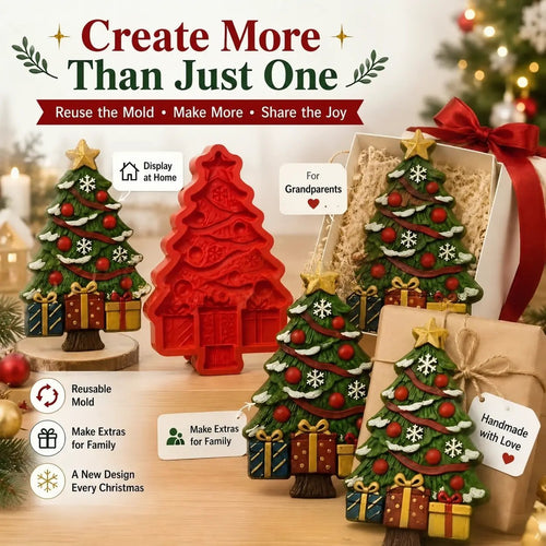 🎄✨Christmas Tree Silicone Craft Mold – Create Your Own Holiday Decor