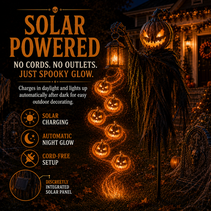 2027 Fellime® Pumpkin Soul Harvester Solar Garden Light