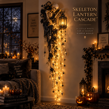 Nestmiro®✨ Enchanted Halloween Cascade Lights | Gothic Hanging Wall Decor – 5 Styles