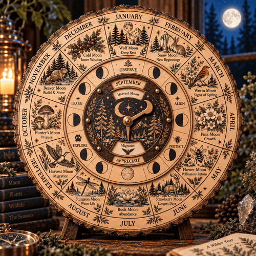 ⭐2026 USA Sale: Up to 50% OFF -🌙🌲Moon & Nature Observation Wheel🌕