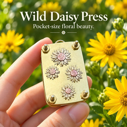 🌸 Mini Portable Flower Press | Pocket-Sized Botanical Press for Small Blooms, Petals & Keepsake Crafts 🌿