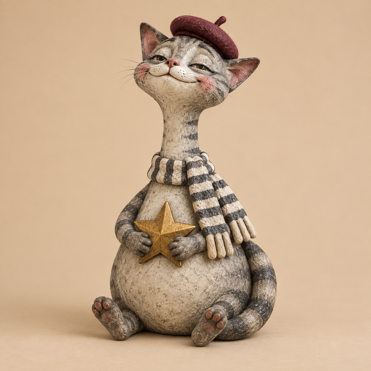 🐱The Christmas Cat Society™ – Whimsical Hand-Painted Holiday Cat Figurine Collection