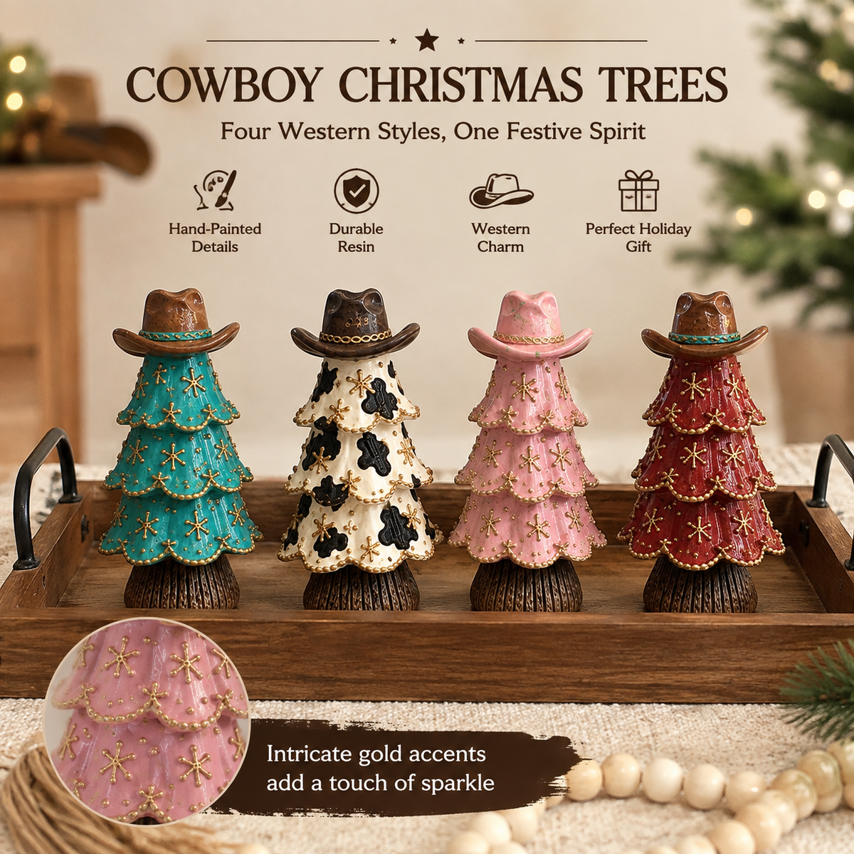 Cowboy Christmas Trees product details