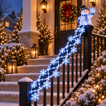 🎄✨Christmas Cascade Railing Lights