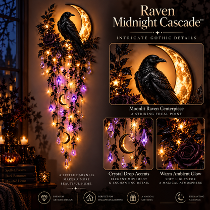 Nestmiro®✨ Enchanted Halloween Cascade Lights | Gothic Hanging Wall Decor – 5 Styles