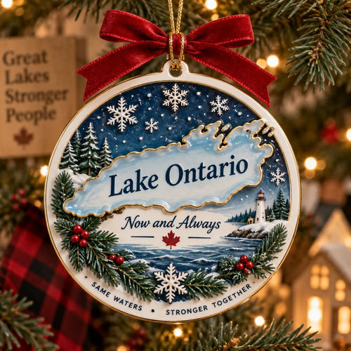 🔥😍Ontario Winter Memories Christmas Ornament — A Lakeside Holiday Keepsake