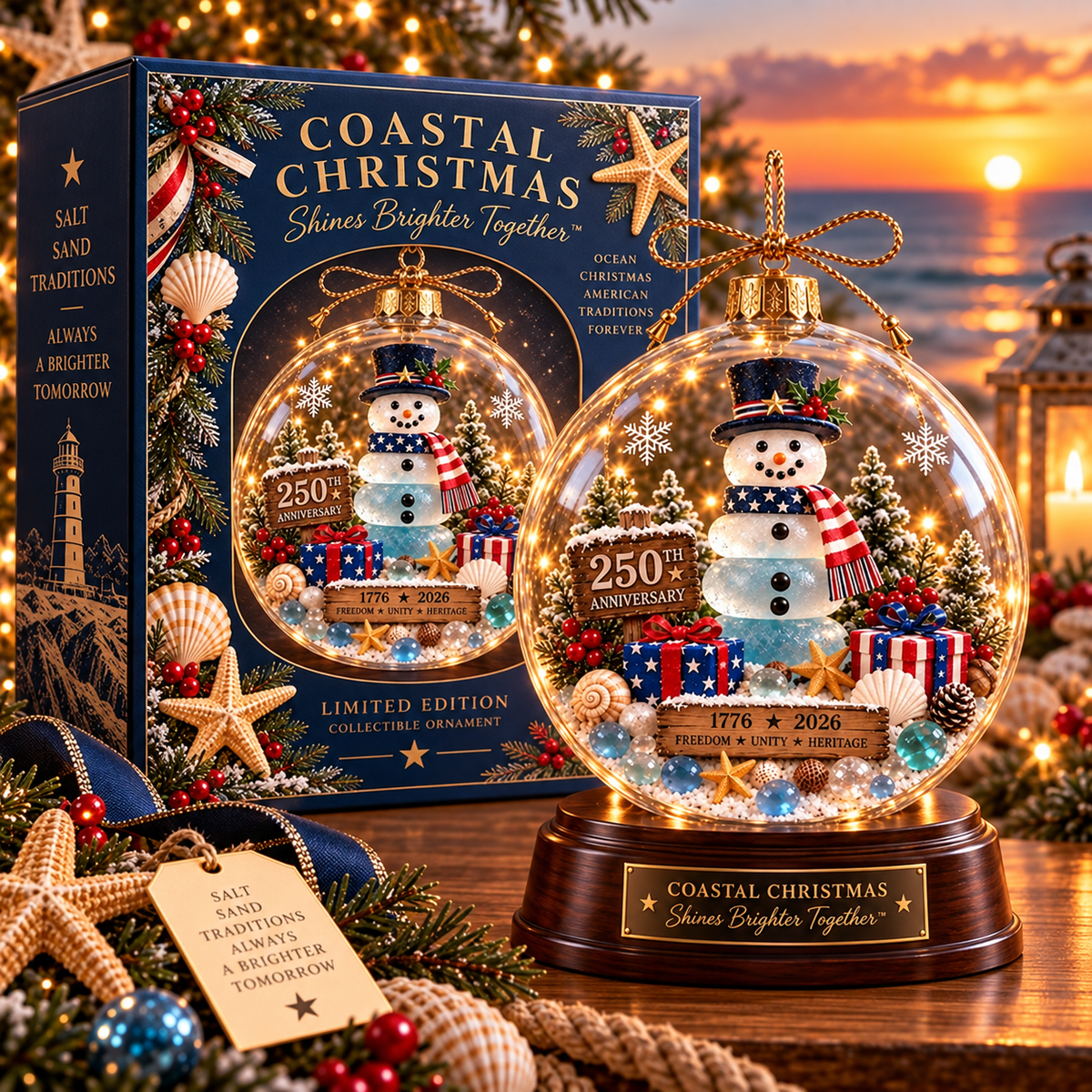 ⭐2026 USA Sale: Up to 50% OFF - 250th Anniversary Ocean Christmas Series