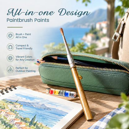 🎨Pocket Art Studio – Portable Paintbrush & Paint Set