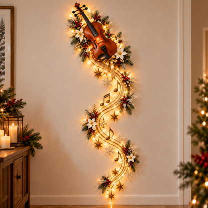 🎄🎵 Christmas Melody Glow™ – Lighted Musical Instrument Wall Décor🔥Buy 2 Get Free Shipping
