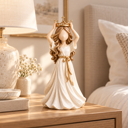 👑✝️She Wears Her Crown in Faith™ Inspirational Figurine