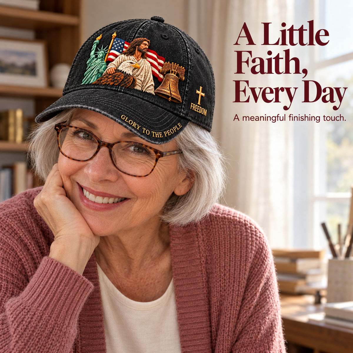 ✝️Faith & Freedom – 2027 Nestmiro®American Heritage Embroidered Cap 🧢