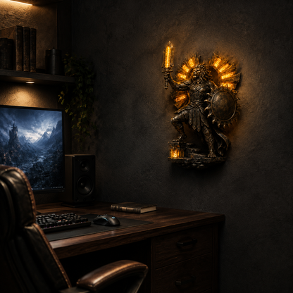 2027 Nestmiro®  Guardians of the Eternal Flame Sculptural Wall Light Collection