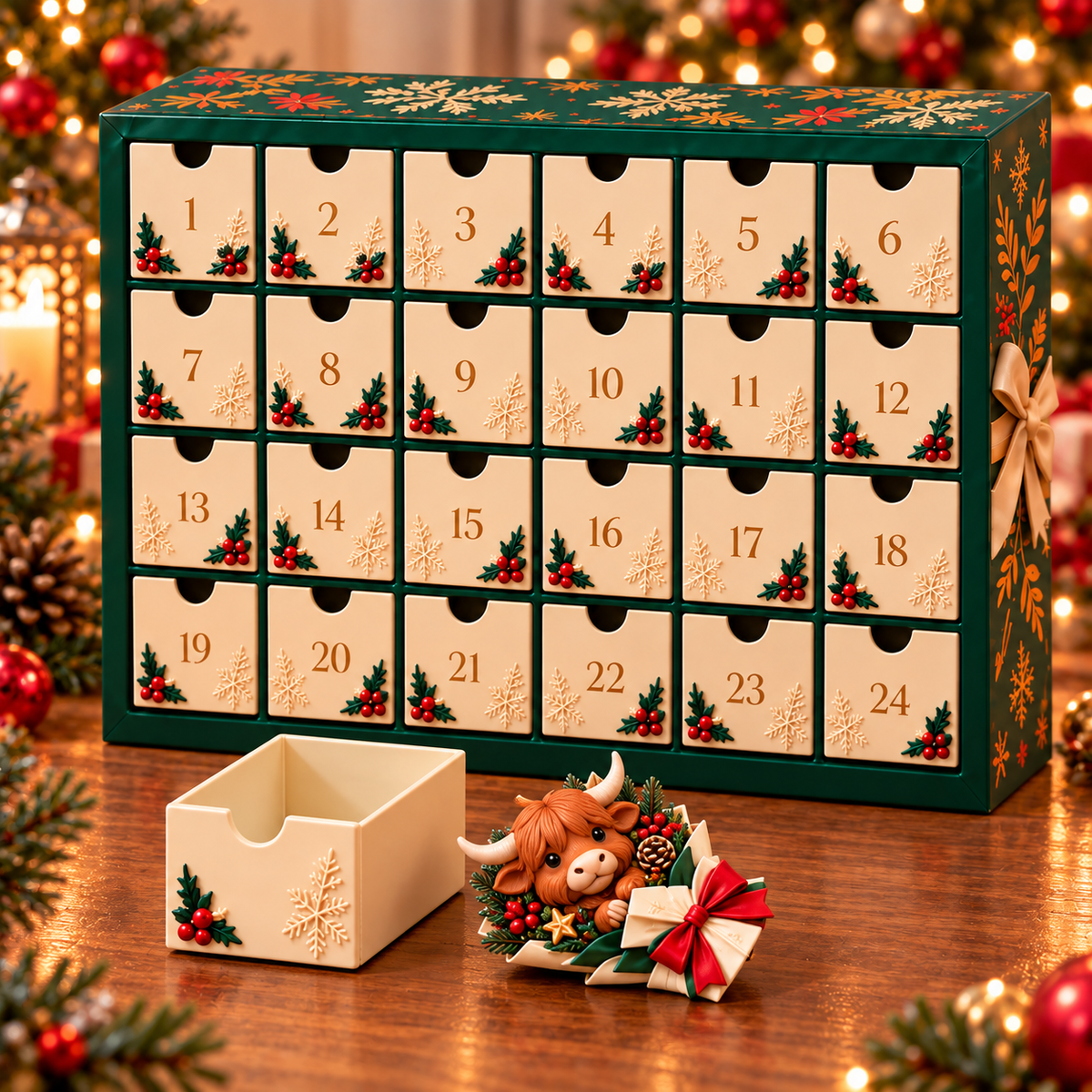 🎄 24 Days of Christmas Critters – Mini Animal Bouquet Advent Calendar