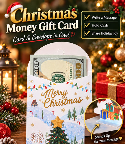 🎁3D Christmas Money Gift Card