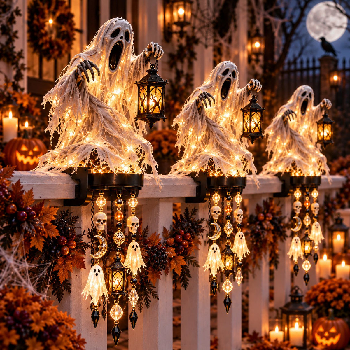 Halloween cascade light detail
