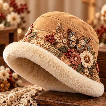 🌸 Cozy Winter Bucket Hat – Floral & Animal Prints