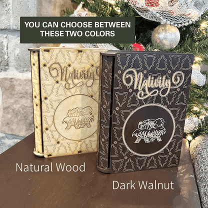 ✝️Handcrafted Nativity Scene Set – A Unique Religious Heirloom