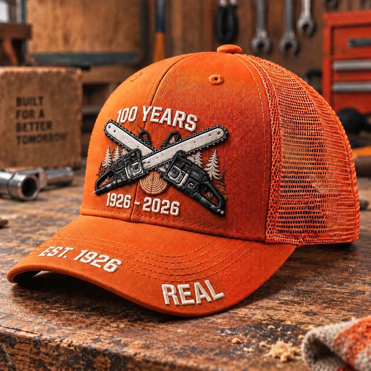 us100% Handmade in USA-🔥100th Anniversary Commemorative Trucker Cap