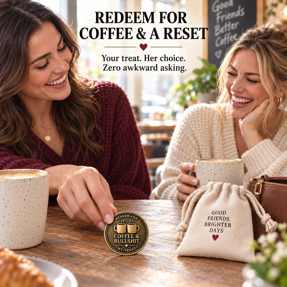 💝Six Ways to Say “I’ve Got You” – Friendship Support Token Set