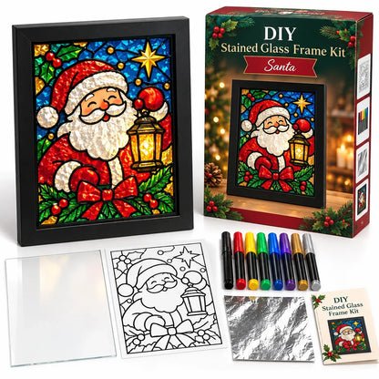 🔥😍Make Your Own Holiday Window Art | Festive DIY Frame Craft Kit