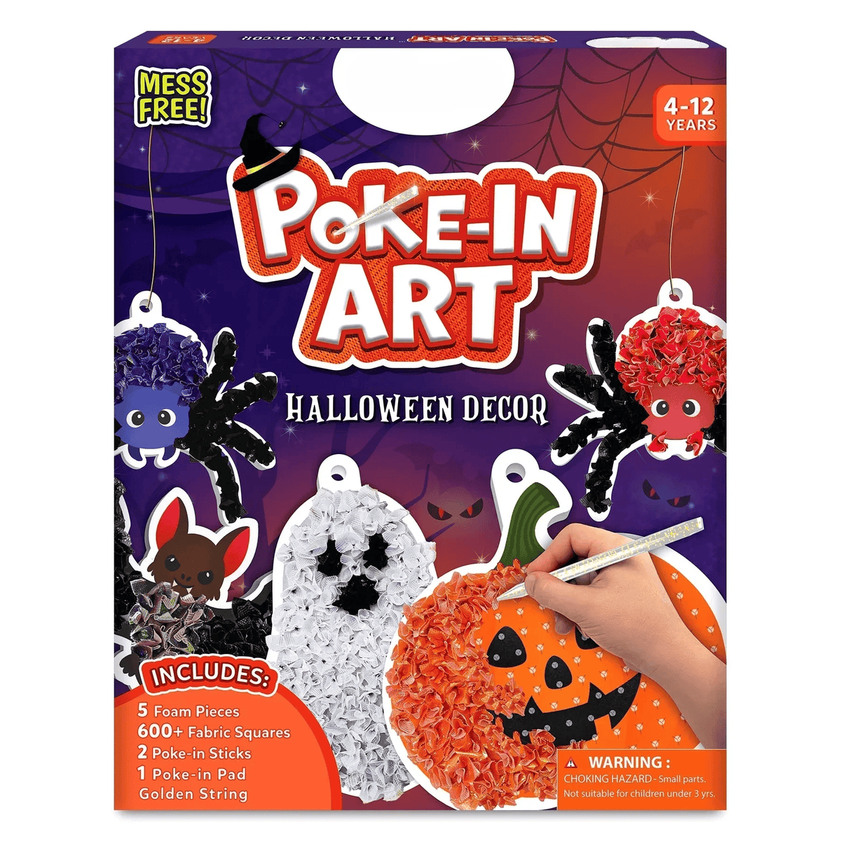 Halloween Poke-In Art craft kit package