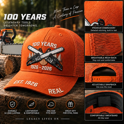 us100% Handmade in USA-🔥100th Anniversary Commemorative Trucker Cap