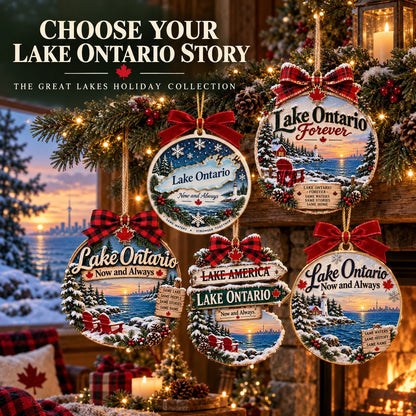 🔥😍Ontario Winter Memories Christmas Ornament — A Lakeside Holiday Keepsake