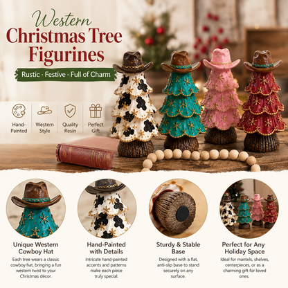 Western Cowboy Christmas Tree Figurines