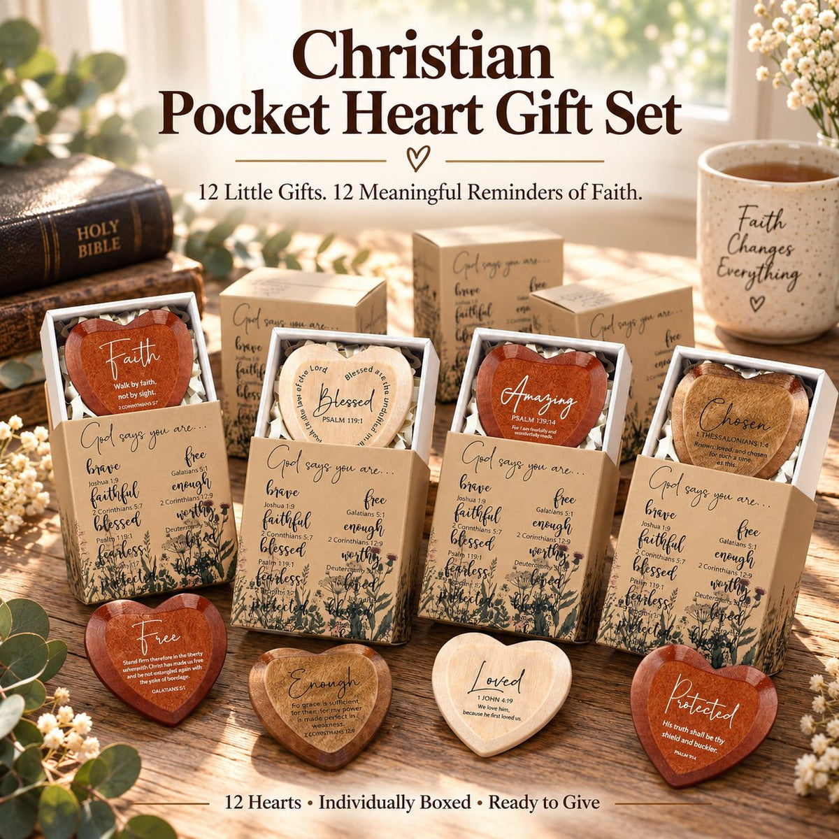 🔥❤️Little Hearts of Faith — 12-Piece Gift Collection✝️