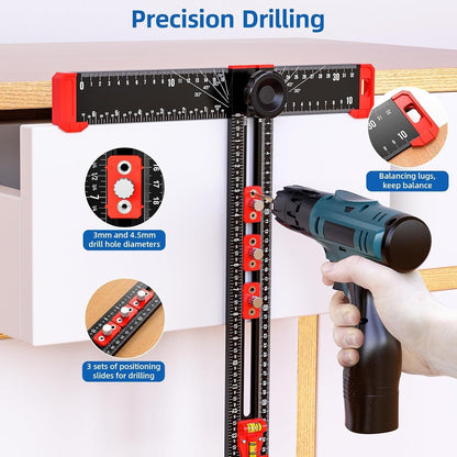 ⭐2026 USA Sale: Up to 50% OFF -🛠️📐Multifunctional T-Square Ruler