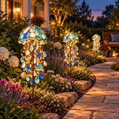🔥🪼Solar Jellyfish Garden Lights – Ocean-Inspired Outdoor Decor