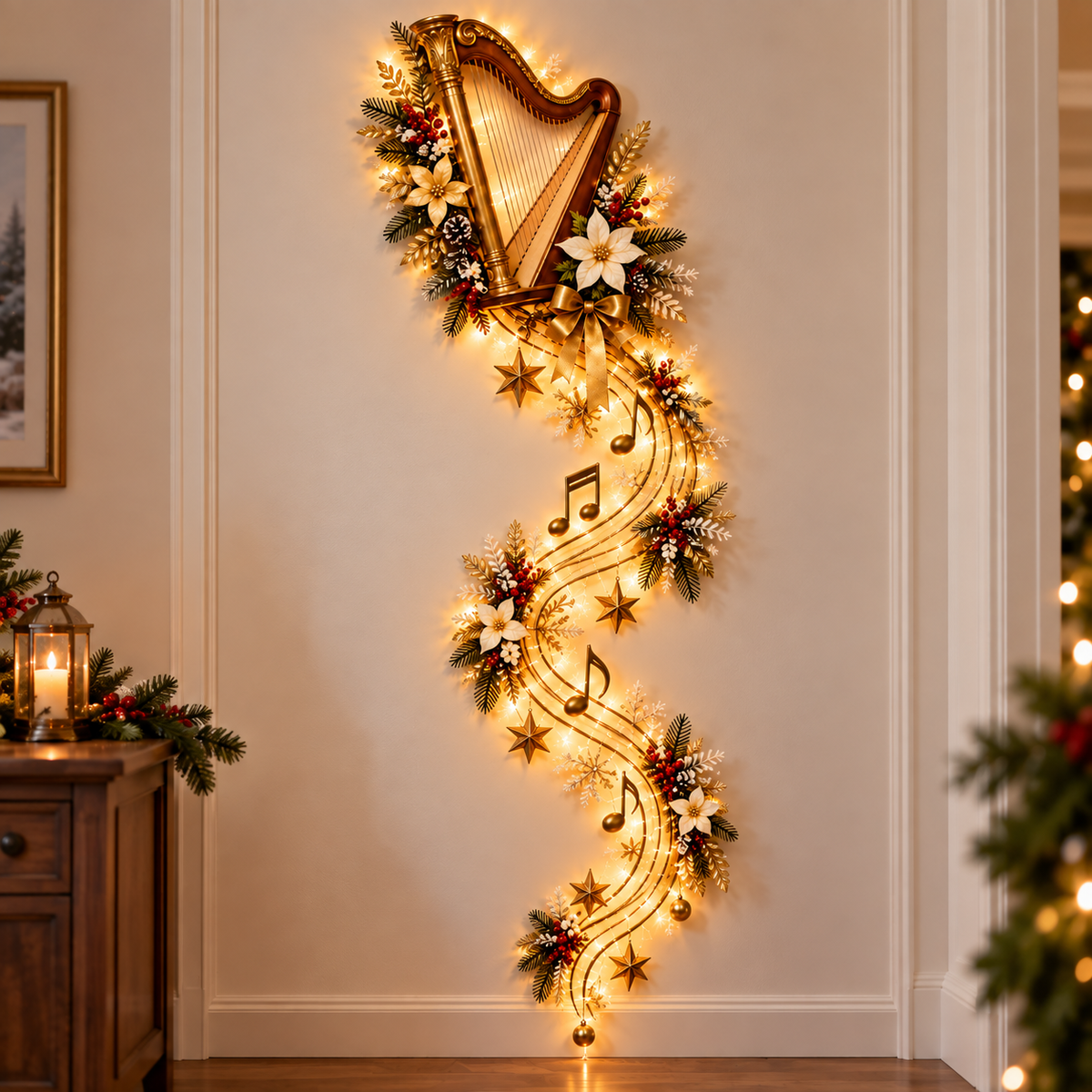 🎄🎵 Christmas Melody Glow™ – Lighted Musical Instrument Wall Décor🔥Buy 2 Get Free Shipping
