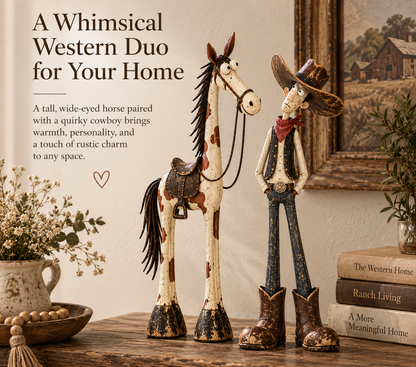 🔥LAST DAY 49% OFF | Nestmiro®Handmade🤠 Just a Cowboy & His Trusty Ol’ Horse 🐴